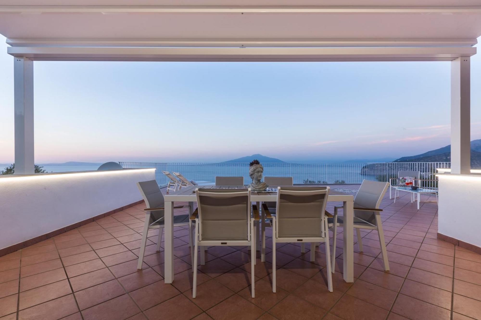 Вілла La Terrazza Sul Golfo Сорренто Екстер'єр фото